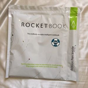 Rocketbook the endlessly reusable intelligent notebook with fixion pen. Gifting